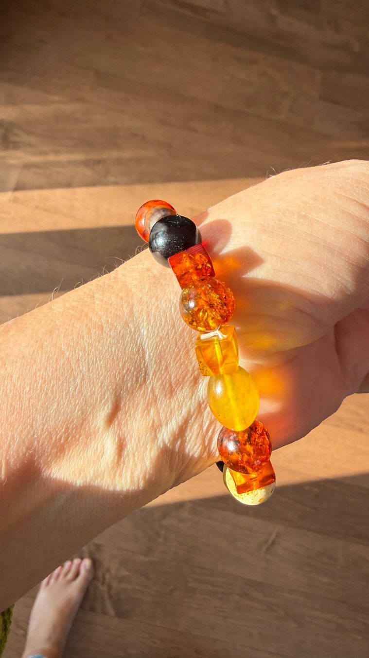 Bracciali & Braccialetti: Bernstein Armband, Bernsteine, unisex – Nuovo e nell'imballaggio originale da Ebikon venduto da Leonidas2