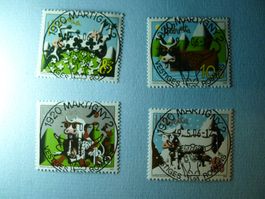 2006 Sondermarken Kuh  1198-1201 Ersttag Vollstempel
