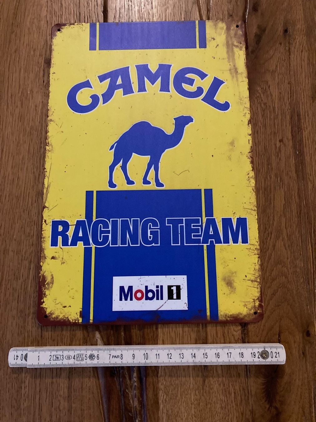 Camel Ecriteaux: Camel Racing Team Retro Schild / 20x30 CM / neu!!! – Neuf avec emballage d'origine à Bremgarten AG par Eurotiz 1