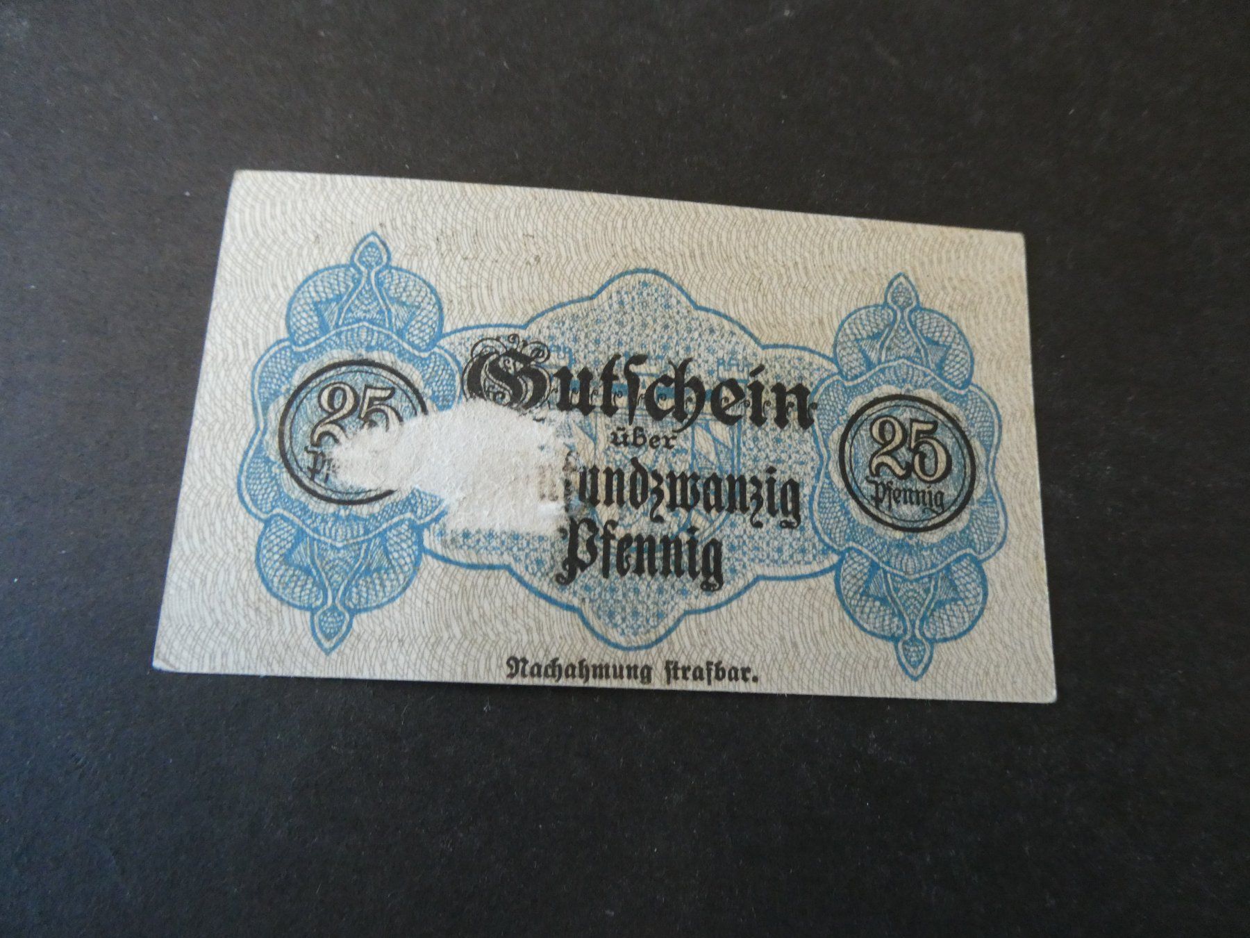 Banknoten: Dt. Reich, Ingolstadt - Notgeld – Gebraucht aus Hinterforst von Rohusri 1