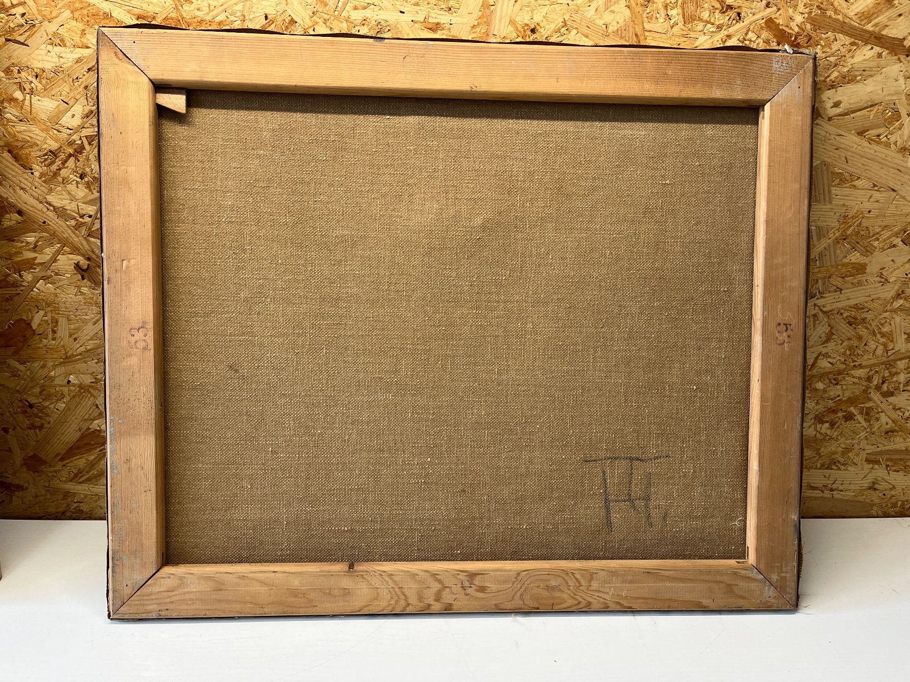 Dipinti: interessantes Gemälde / monogrammiert TH?   (ID M324) – Usato da Gelterfingen venduto da art-and-more 6