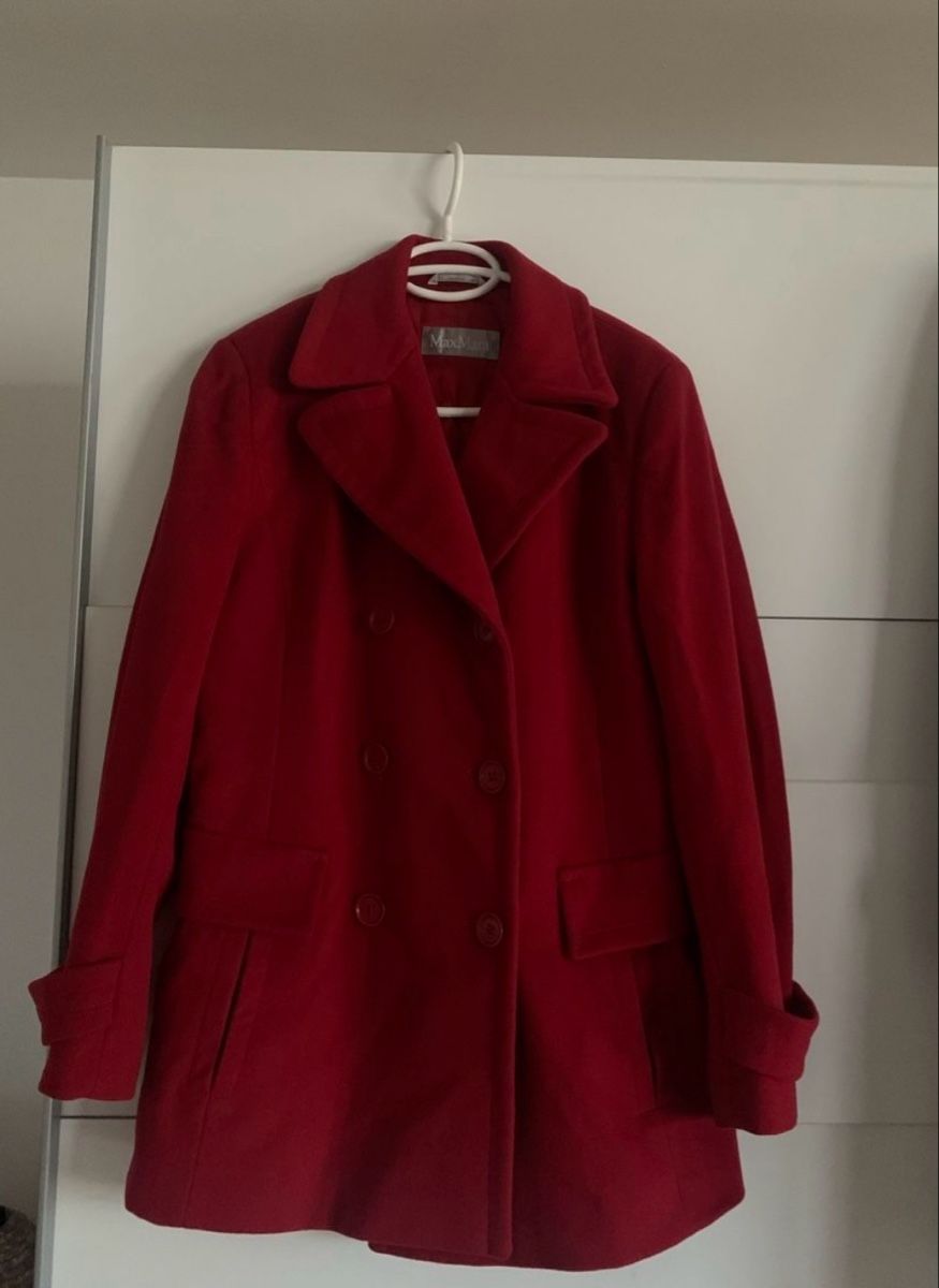 Max Mara Cappotti: Max Mara Mantel Rot – Usato da Ermatingen venduto da carmen_steiner