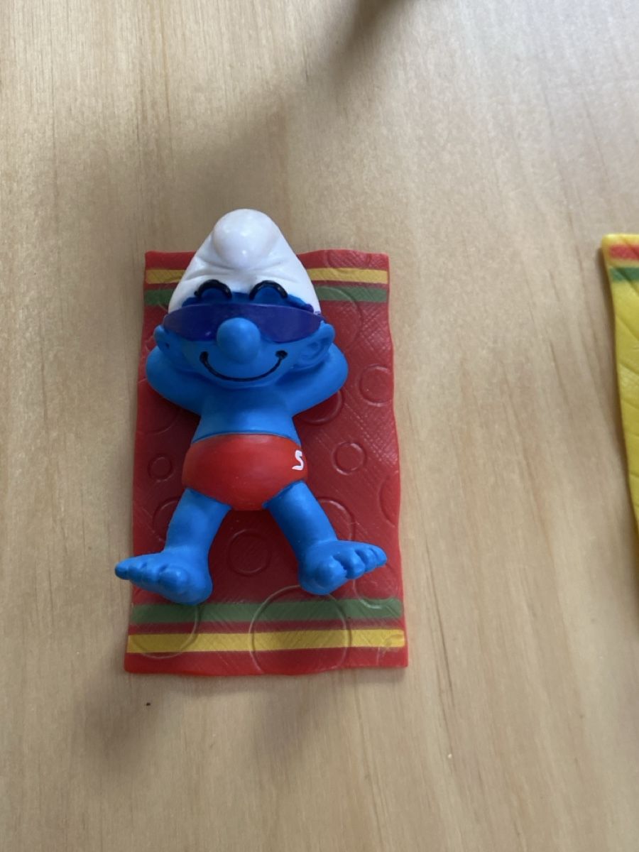 Schleich Statuette: Schlümpfe am Strand – Usato da Tuggen venduto da Haribo3000 1