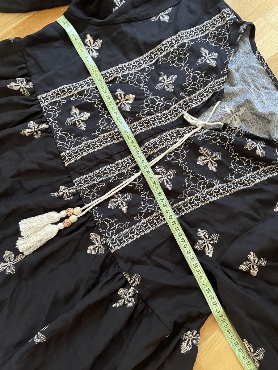 Robes: Wunderschönes Boho- Maxikleid, schwarz, neu – Neuf (Voir description) à Zürich par Caracol1998 3