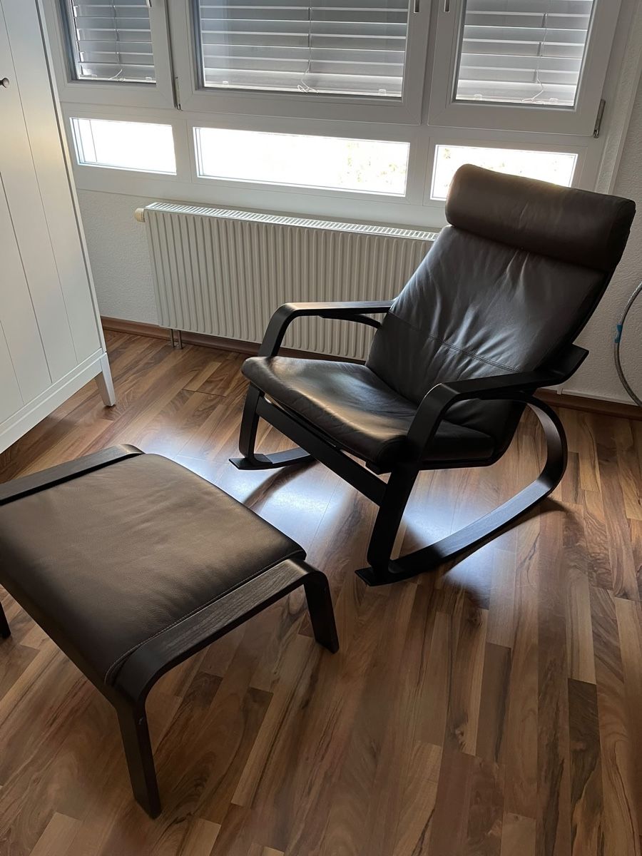 Ikea Sedie: Schaukelstuhl mit Fussteil IKEA – Usato da Wangen b. Olten venduto da Dasding 1