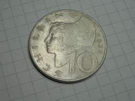 Österreich  10 Schilling, 1974