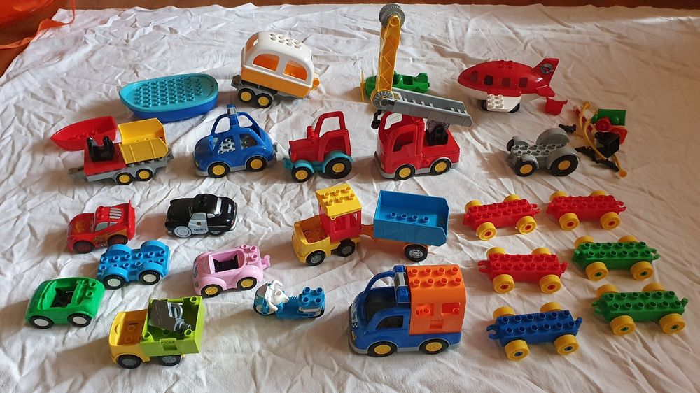 LEGO Duplo Fahrzeuge Autos Traktor Flugzeug LkW Schiff | Kaufen auf Ricardo