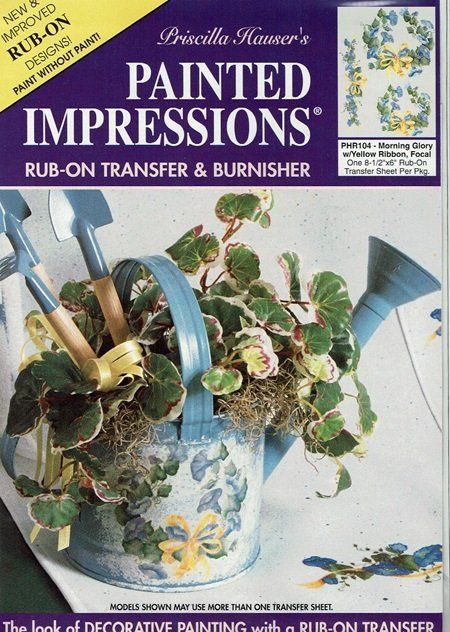 Bastelsets: Rub-On Morning Glory – Neu und originalverpackt aus Schlatt TG von kreativ-atelier