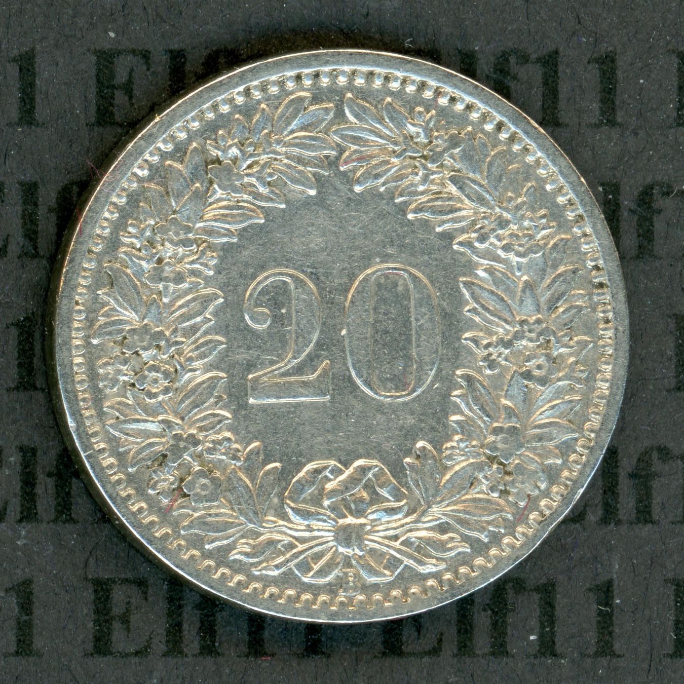 Tutti le monete: CHF___0.20 1908 ss 20 Rappen – Usato da Widnau venduto da Elf11 1