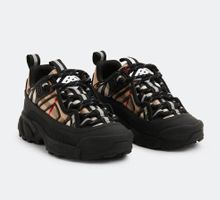 Burberry Kinder Sneaker · Gr. 34 · Schwarz / House Check ·
