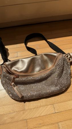 Tasche Glimmer-Optik Rosegold