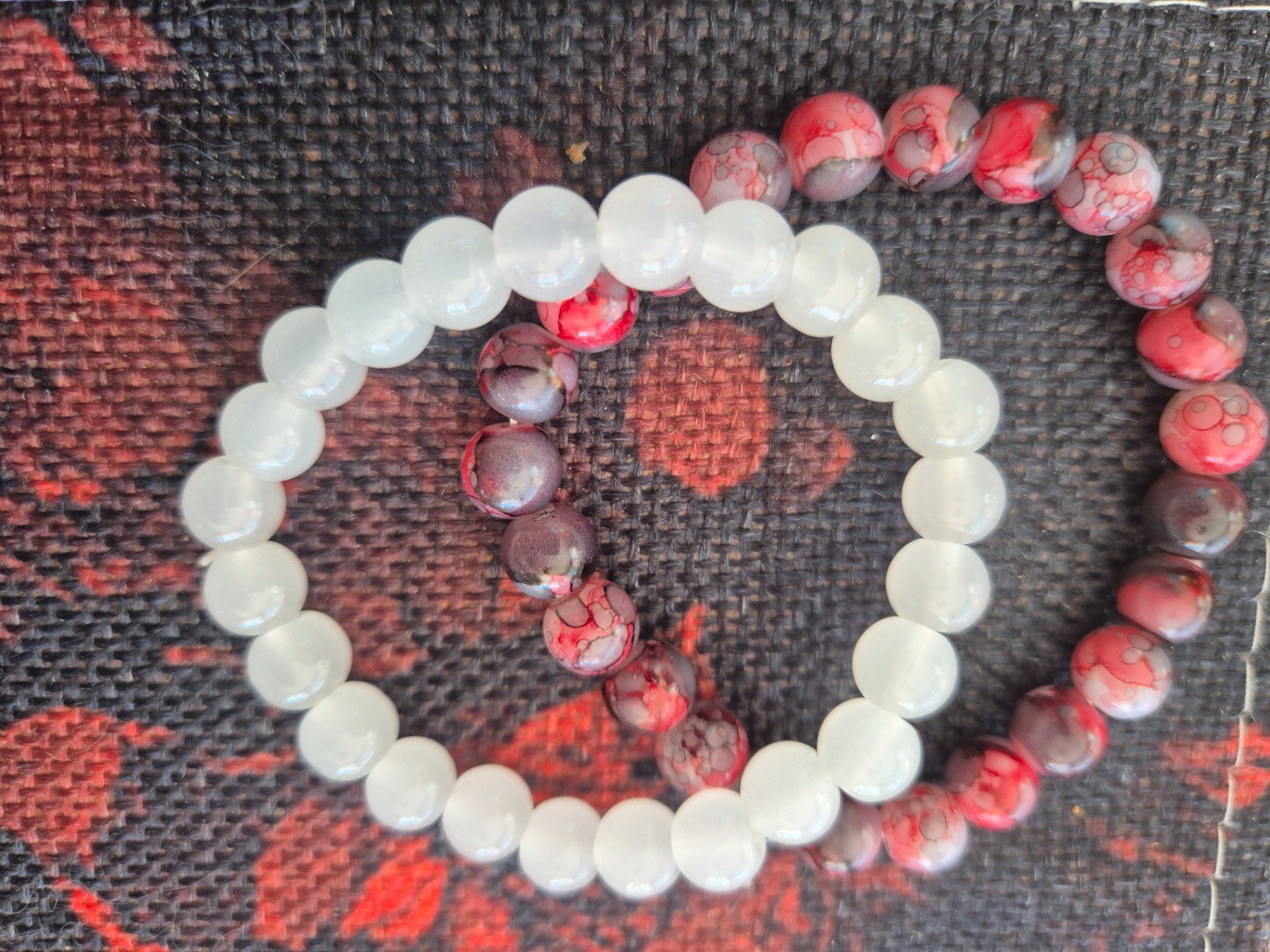 Bracciali & Braccialetti: 2 Stein Armbänder – Nuovo (secondo la descrizione) da Läufelfingen venduto da Netti04