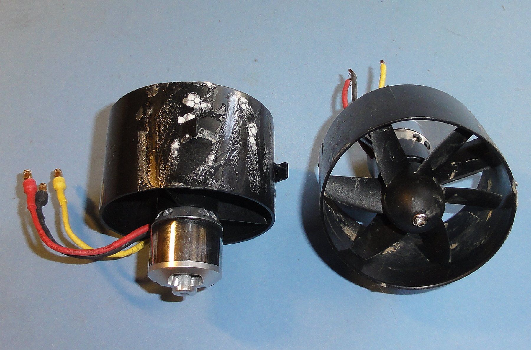 Modellismo RC: 2 Stück Impeller 67,7mm mit Brushlessmotor – Usato da Waldenburg venduto da Rcparts