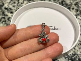Thomas Sabo Teddybär 🧸 Charm Anhänger mit rotem Herz ❤️ Top