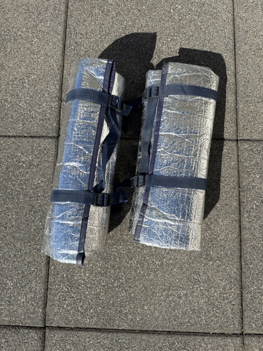 Tappetini fitness: 2 tapis de sol isolants argentés 185 cm – Usato da Vicques venduto da JU_2824 3