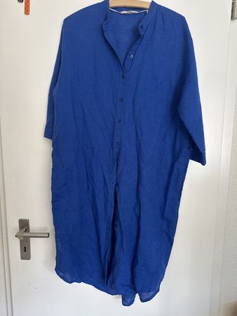 Esprit Kleid Gr. 42, blau, Leinen, perfekt für den Sommer!
