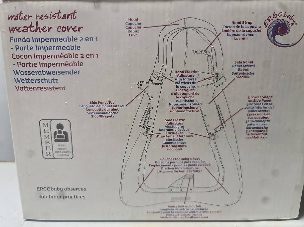 Bauch- & Rückentragen: Ergobaby Wasserdichter Regenschutz – Gebraucht aus Wohlen b. Bern von Seboche 1