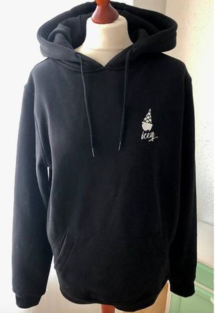 Wie neu: ICEY Hoodie, Kapuzenpulli mit Glacé, Damen Pulli S