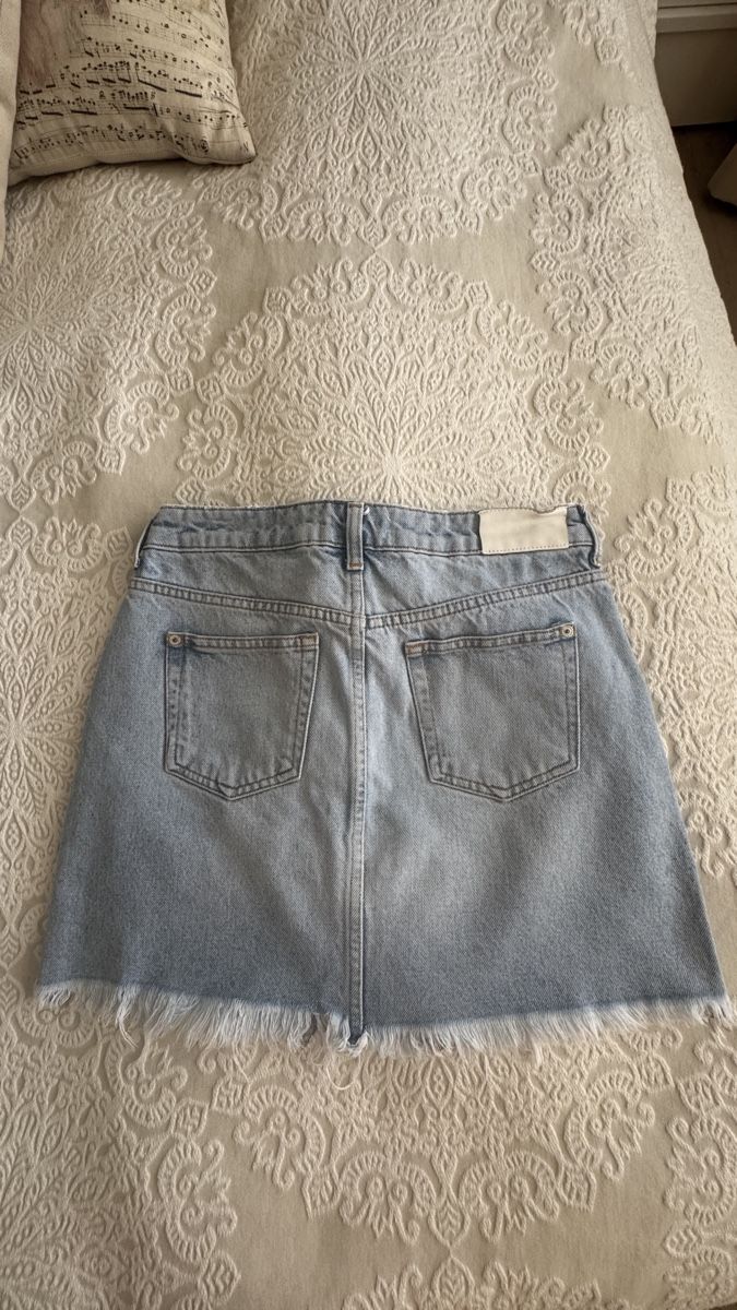 Mango Gonne: Jeansrock im Destroyed-Look   – Nuovo (secondo la descrizione) da Hünenberg See venduto da Schulers 4