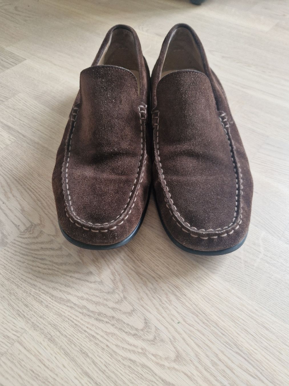 Herrenschuhe: Ecco Suede Loafers Brown Size 45 Extra Width – Gebraucht aus Au ZH von lau_tc7h 4