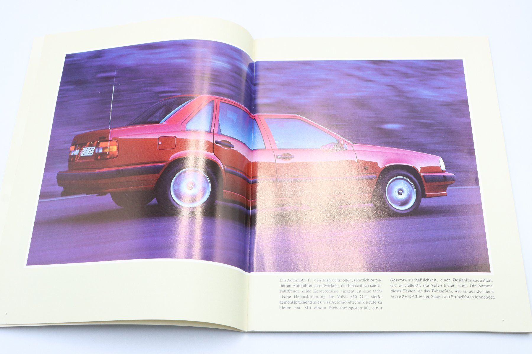 Volvo Dokumente: Volvo 850 GLT 1992 Prospekt – Gebraucht aus Bühl b.Aarberg von Collectorpassions 3