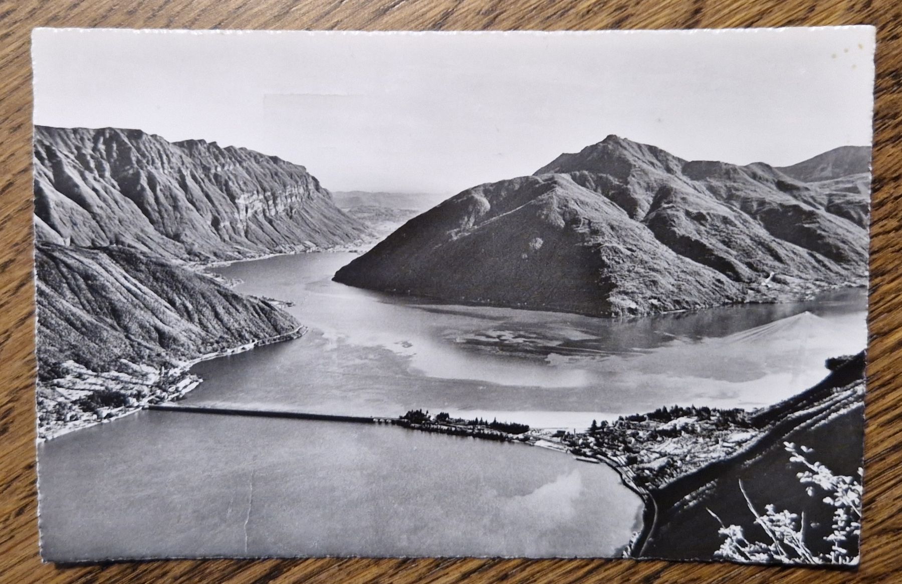 Cartoline postali: Ponte di Melide 1956 – Usato da Ebikon venduto da Donar50