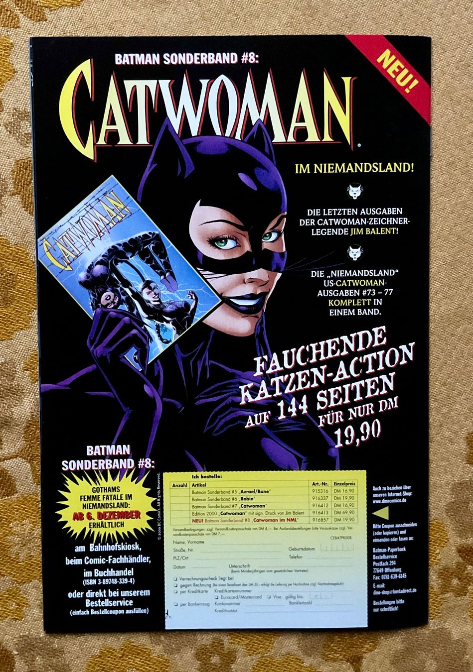 Fumetti: Batman präsentiert Heft Nr 8 von 2000 – Nuovo (secondo la descrizione) da Endingen venduto da nathan05 8