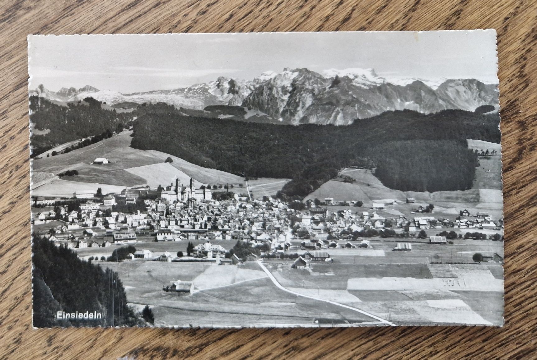 Cartoline postali: Einsiedeln 1953 – Usato da Ebikon venduto da Donar50