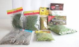 Faller / Heki / Noch / Herpa Streumaterial-Set 8tlg. neu