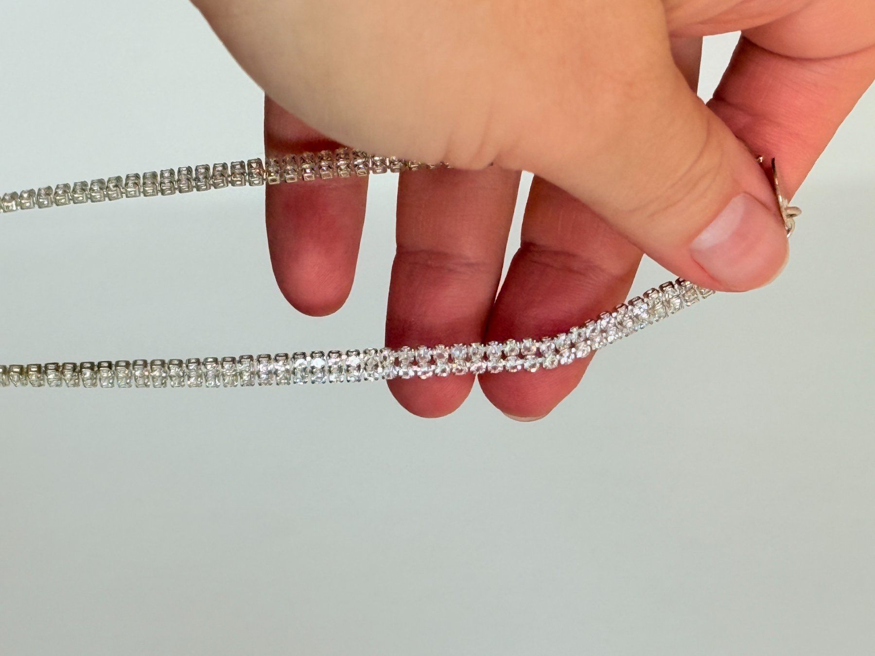 Bracelets: Bracelet ? double rangée strass neuf – Neuf avec emballage d'origine à Genève par AGBERG 2