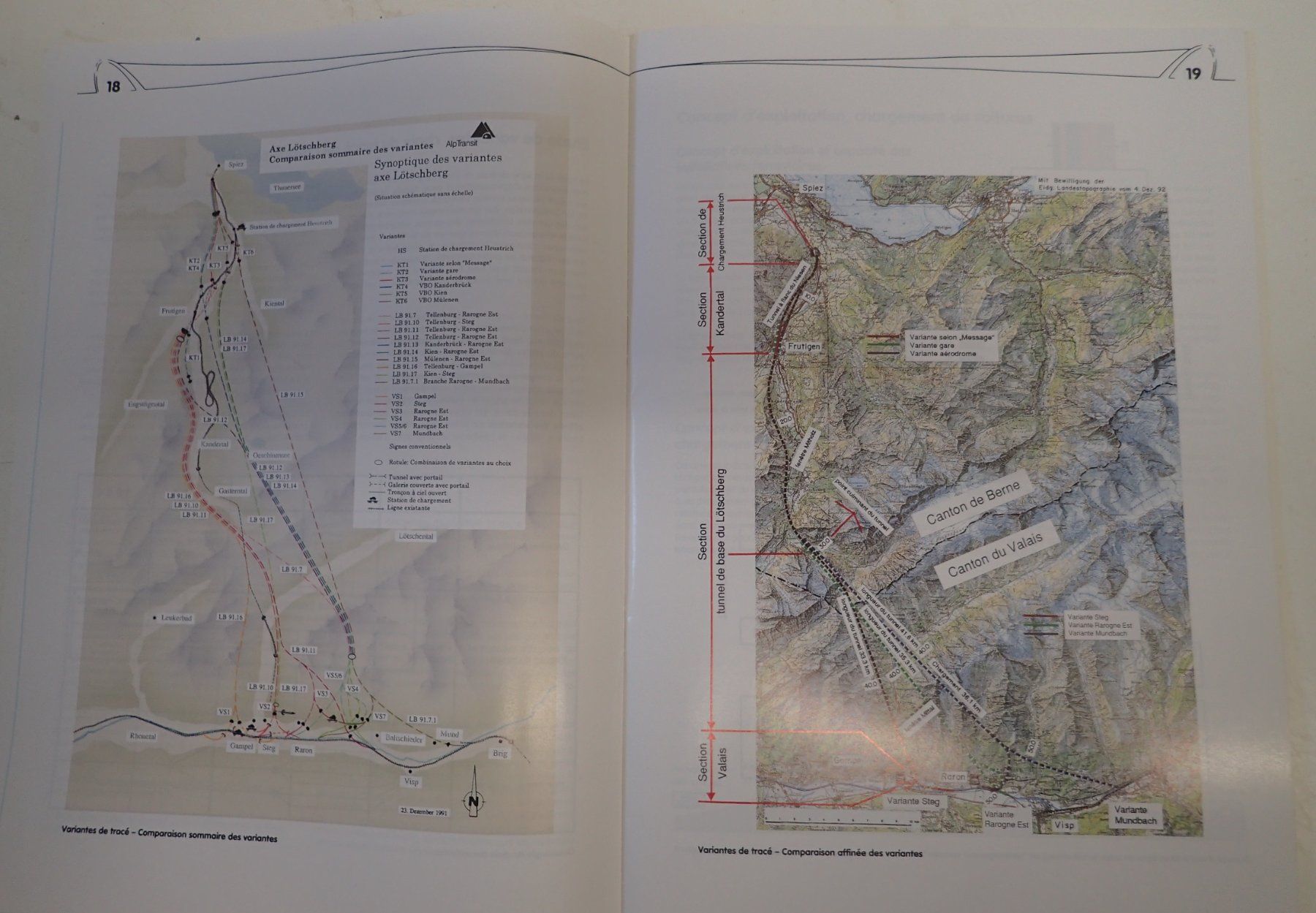 Bücher: BLS Alpentransit - Ligne de base Lötschberg - avant-projet – Gebraucht aus Lausanne von Biquette6 3