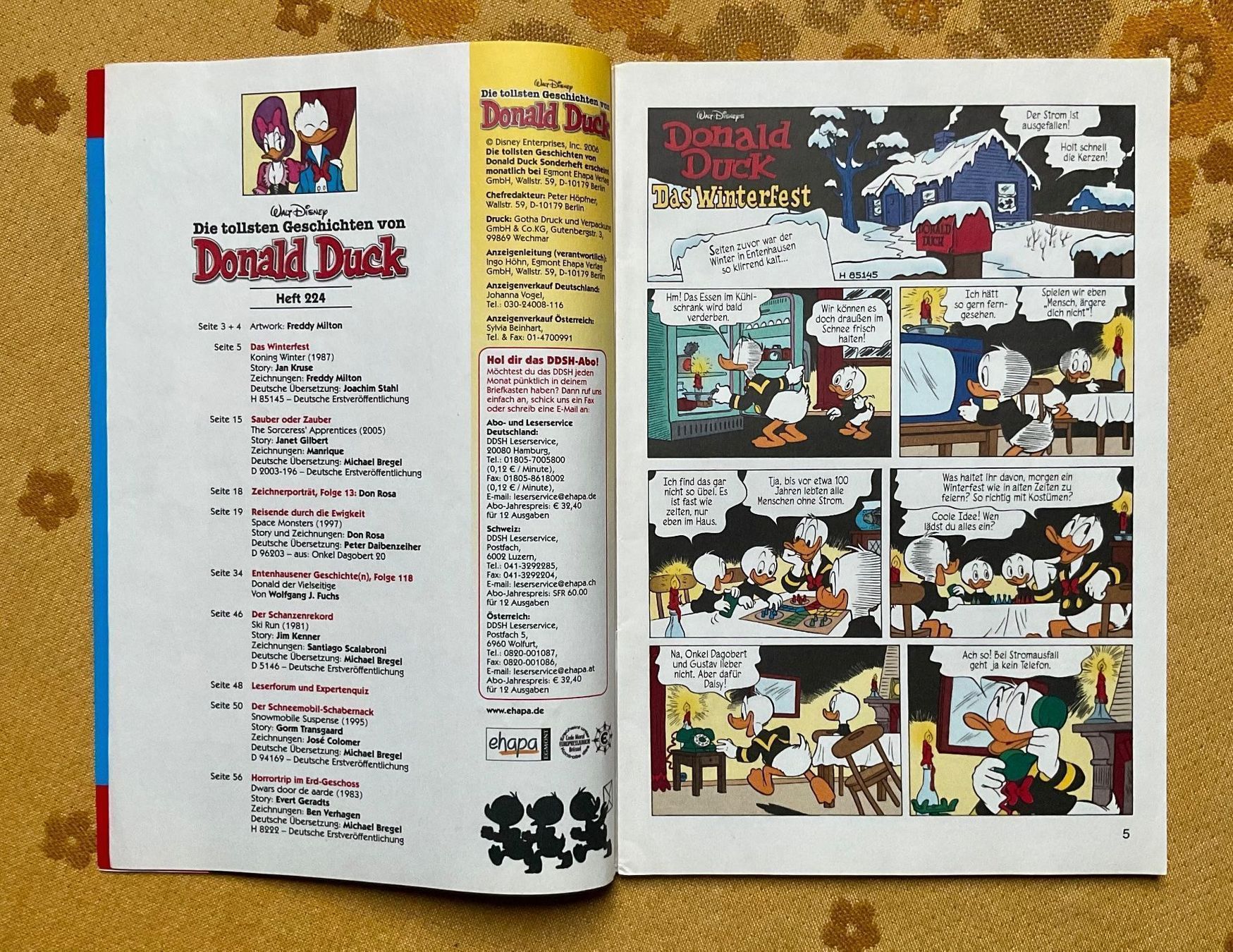 Comics: Donald Duck Sonderheft Nr 224 v 2006 – Gebraucht aus Endingen von nathan05 1