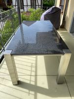 Esstisch mit Granitplatte und Edelstahlgestell, Top