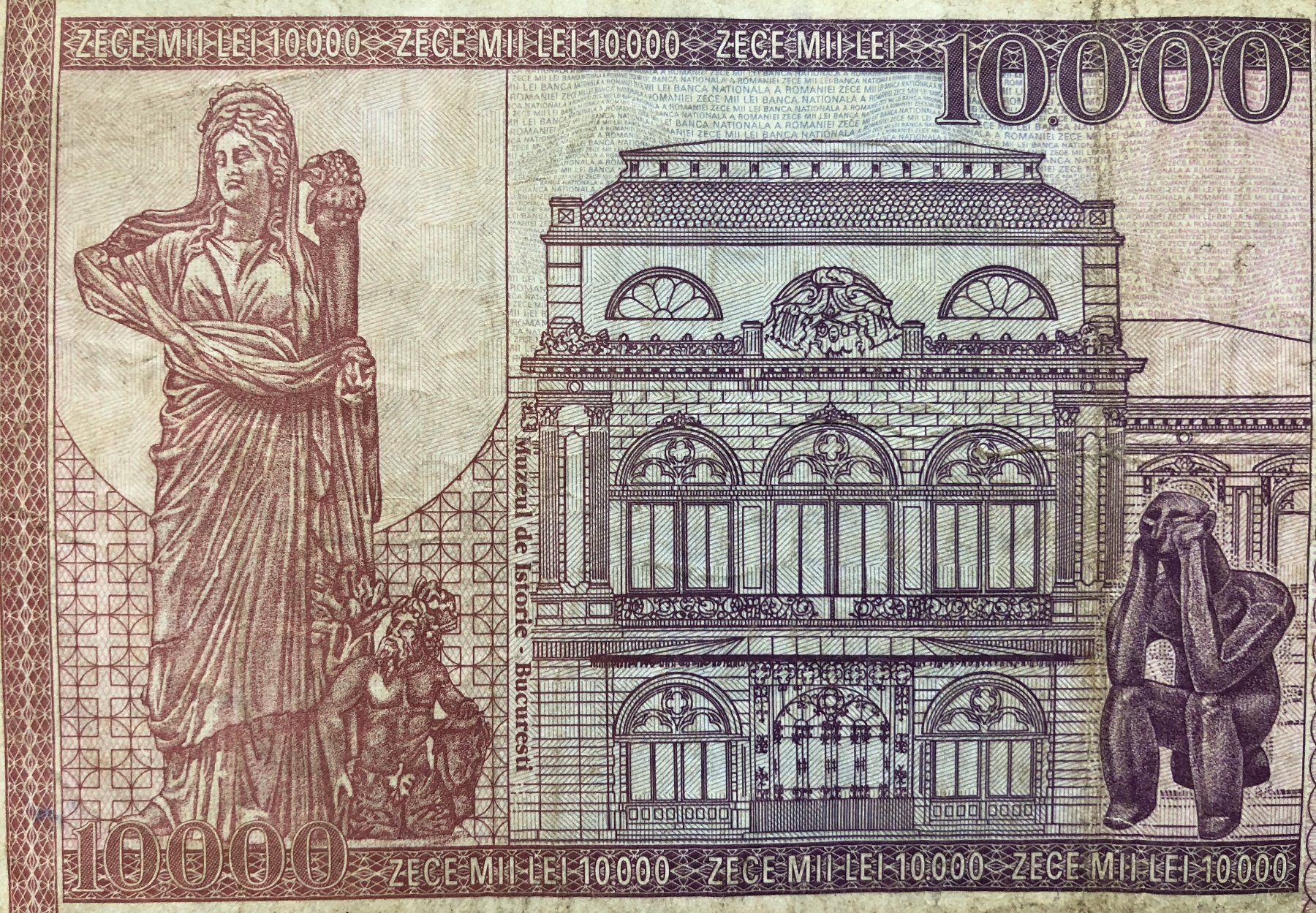Banconote: Romania 1994 - Rumänien - Nicolae Iorga – Usato da Pfäffikon SZ venduto da Sieben77 3