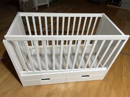 IKEA Baby/Kinderbett Stuva / Fritids weiss 70x140cm