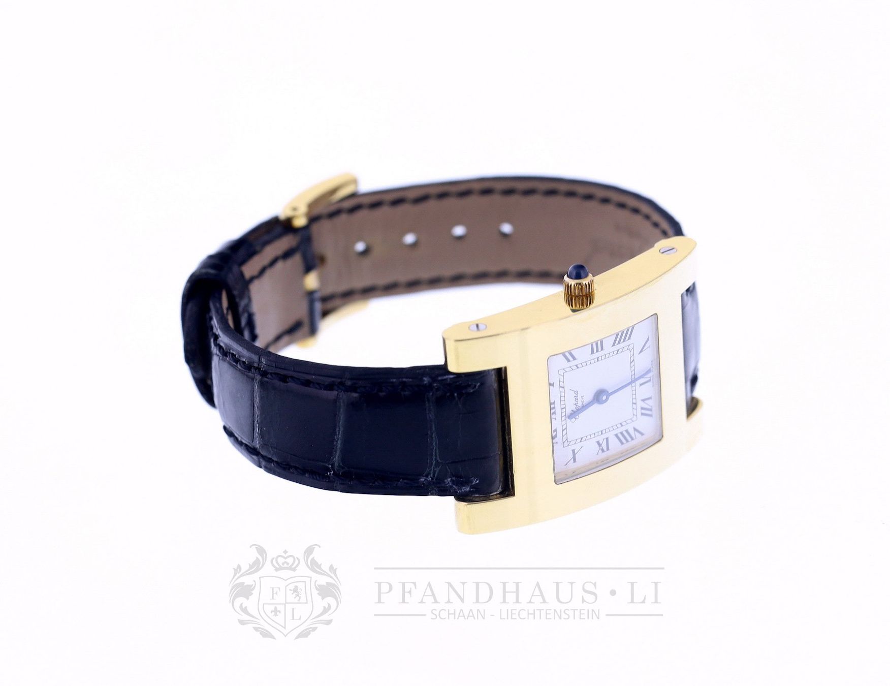 Chopard Uhren: CHOPARD TANK CLASSIC REF 12/705 18 KARAT GOLD – Gebraucht aus Schaan von Pfandhaus-LI 7
