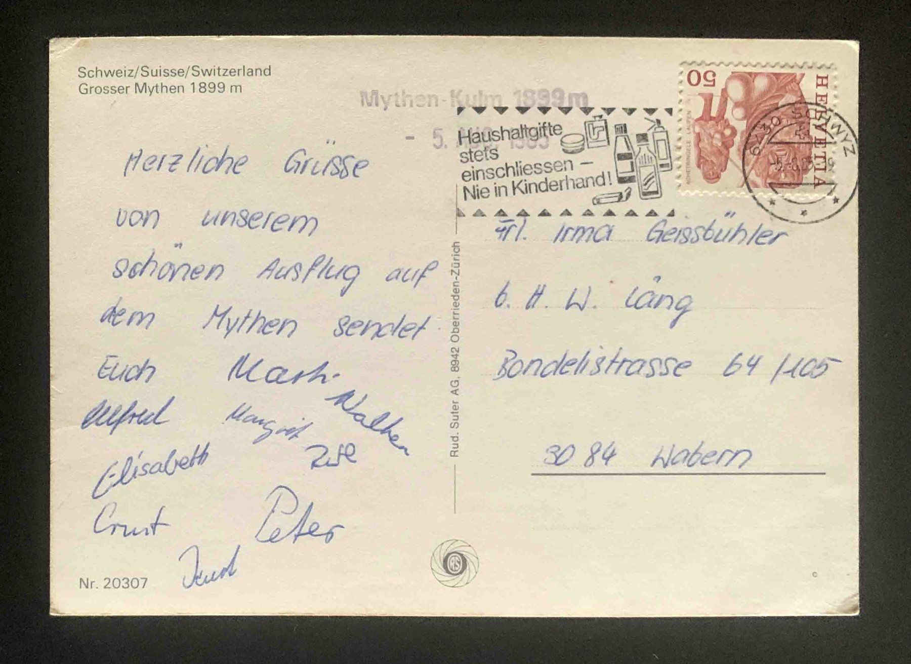 Cartoline postali: AK Grosser Mythen – Usato da Goldau venduto da artelier1 1