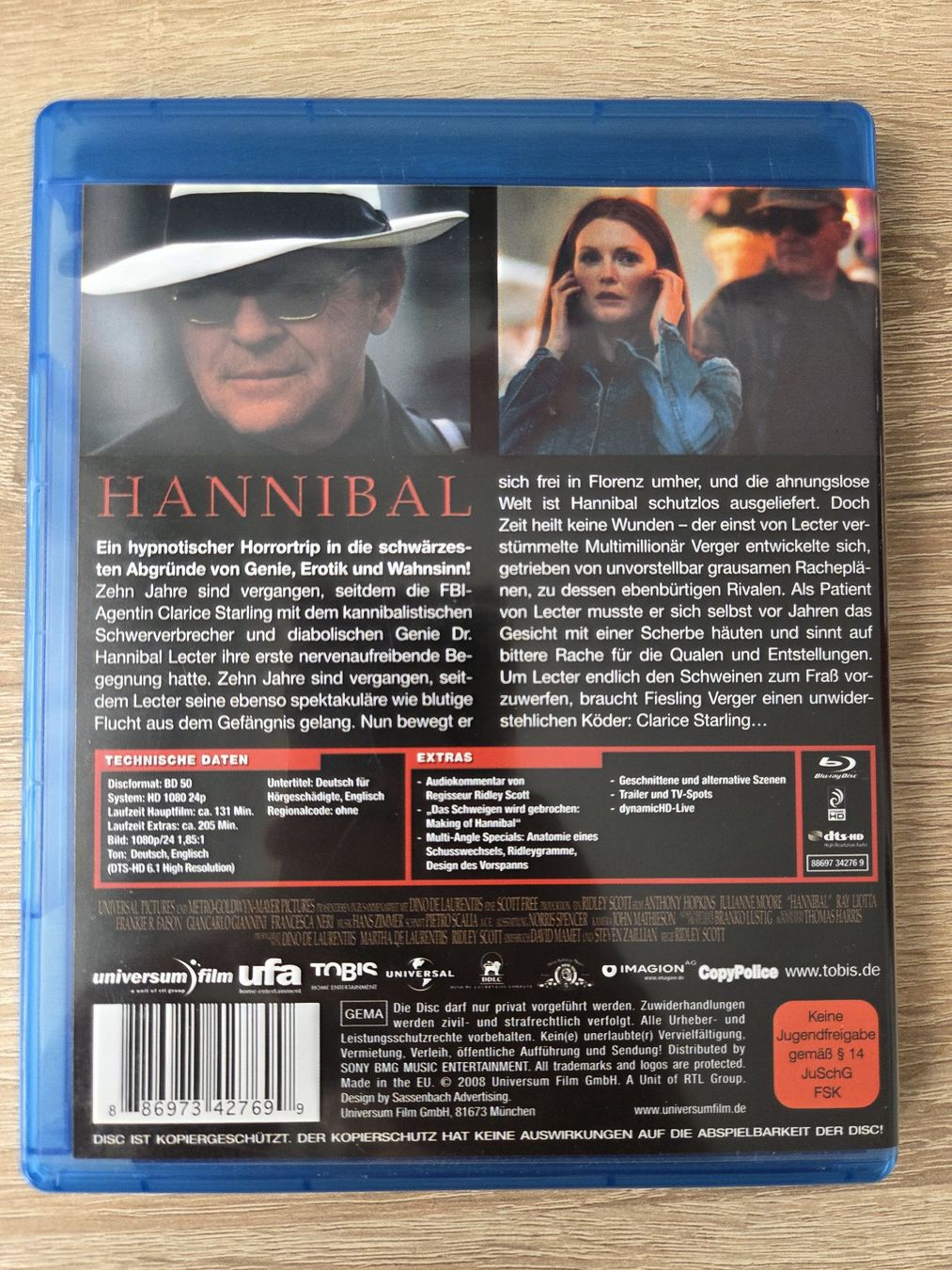 Tous les DVDs: Hannibal - Blu-ray – D'occasion à Carouge GE par Franllo 1