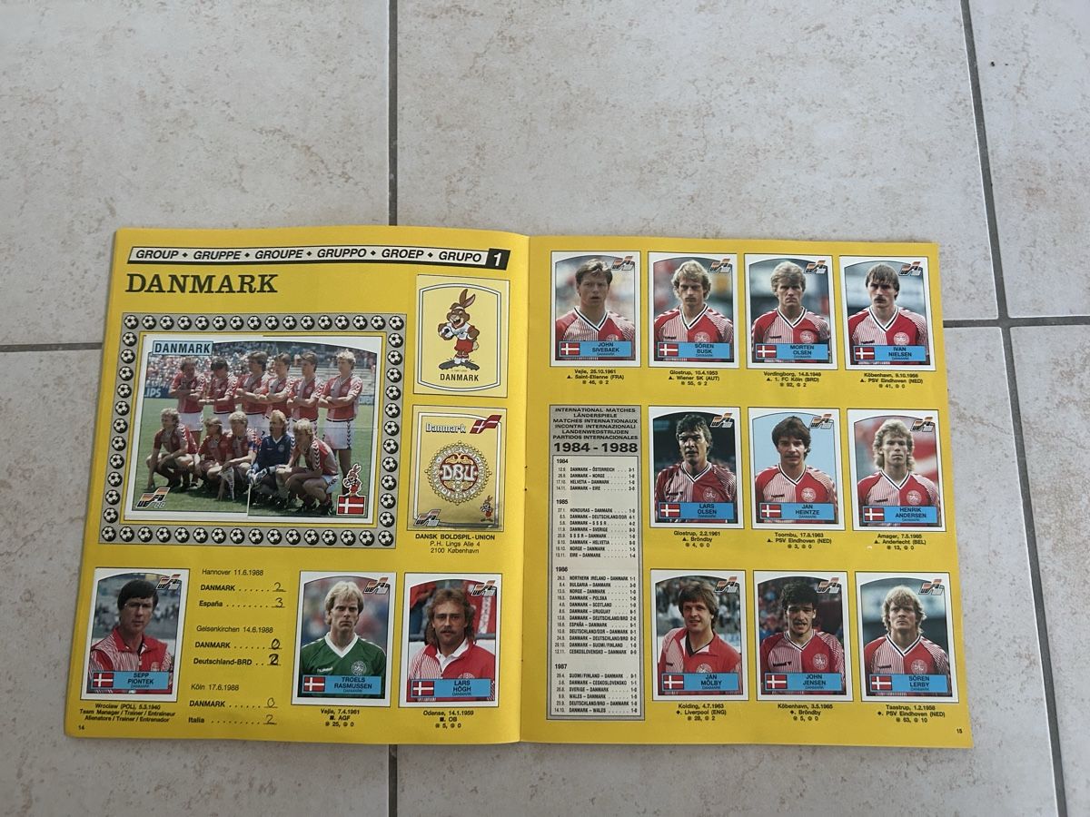 Panini Alben: Panini Euro 1988 komplett – Gebraucht aus Binningen von Flagello 8