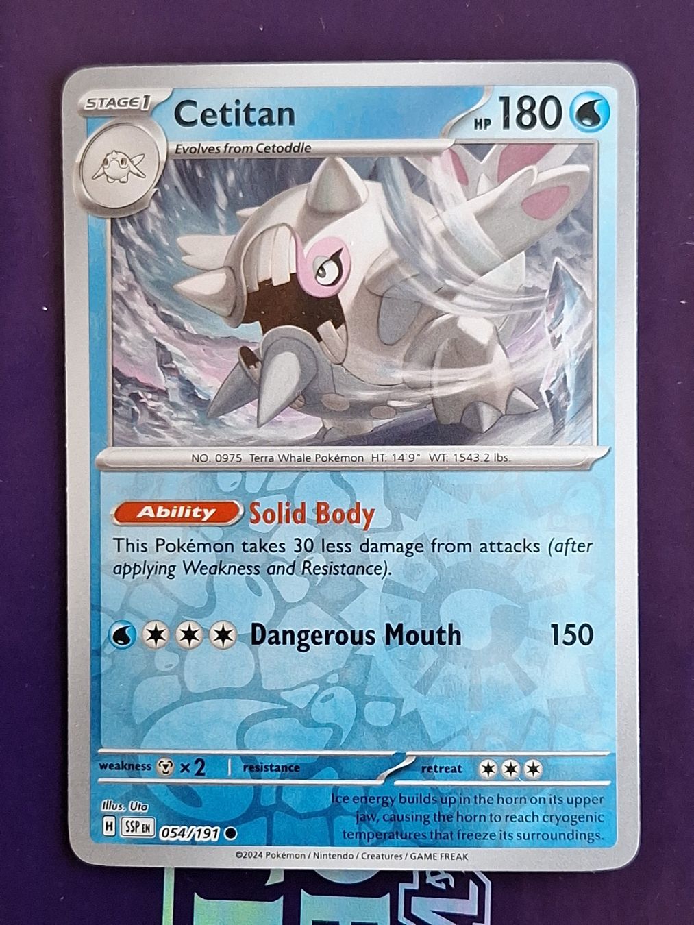 Pokémon Carte collezionabili: Cetitan - Reverse Holo - Pokemon Surging Sparks – Usato da Altstätten SG venduto da GGsGameshop