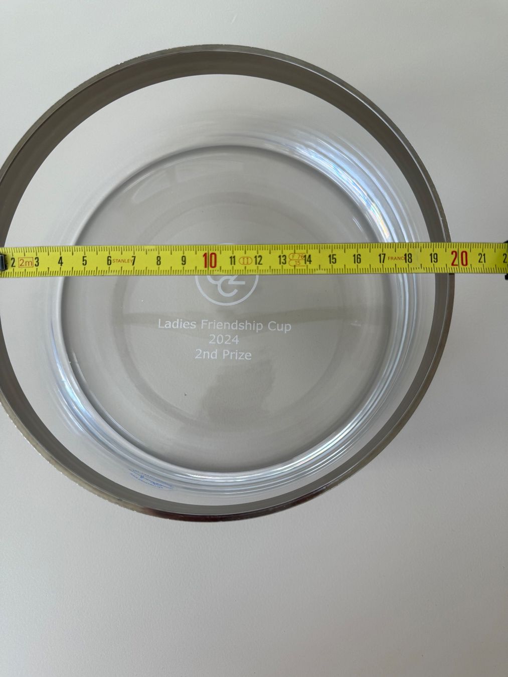 Ciotole: Elegante Glasschale mit Silberrand, NEU – Nuovo (secondo la descrizione) da Zollikon venduto da dorean 3
