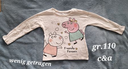 Langarmshirt Grösse 110 Peppa Wutz
