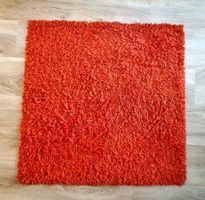 oranger Teppich, top Zustand, super bequem! 80x80 cm