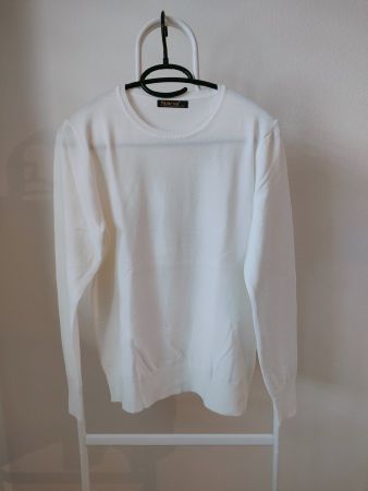 Klassischen Damen Pulli weiss