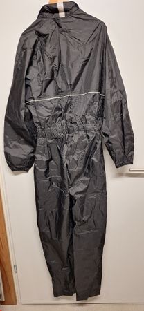 Regenschutzoverall schwarz Grösse L 45% Nylon 55% PU