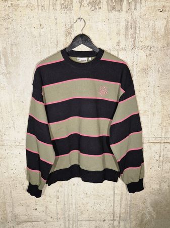 Carhartt WIP Will Sweat Crewneck M – Striped Olive/Black