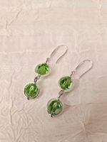 Ohrringe aus Swarovski Perlen Peridot