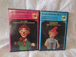 2 DVDs Kasperlitheater Nr. 2 und 4 Jörg Schneider