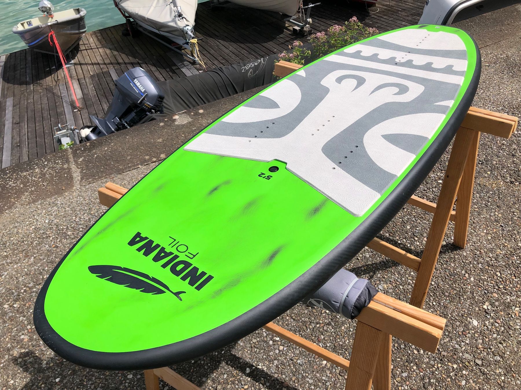 Tavole da surf e di nuoto: Indiana 5'2 Surf/WingFoil Carbon – Usato da Oberrieden venduto da WhiteWaveAG 1