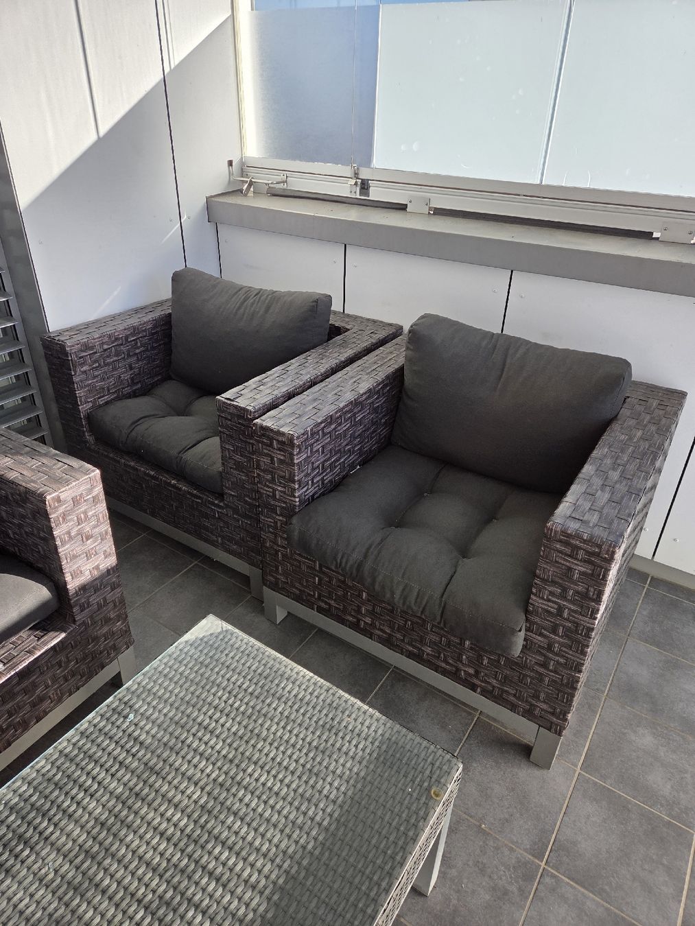 Sofas: Gartenlounge aus Ratan braun – Gebraucht aus Fehraltorf von Deldiluc 2
